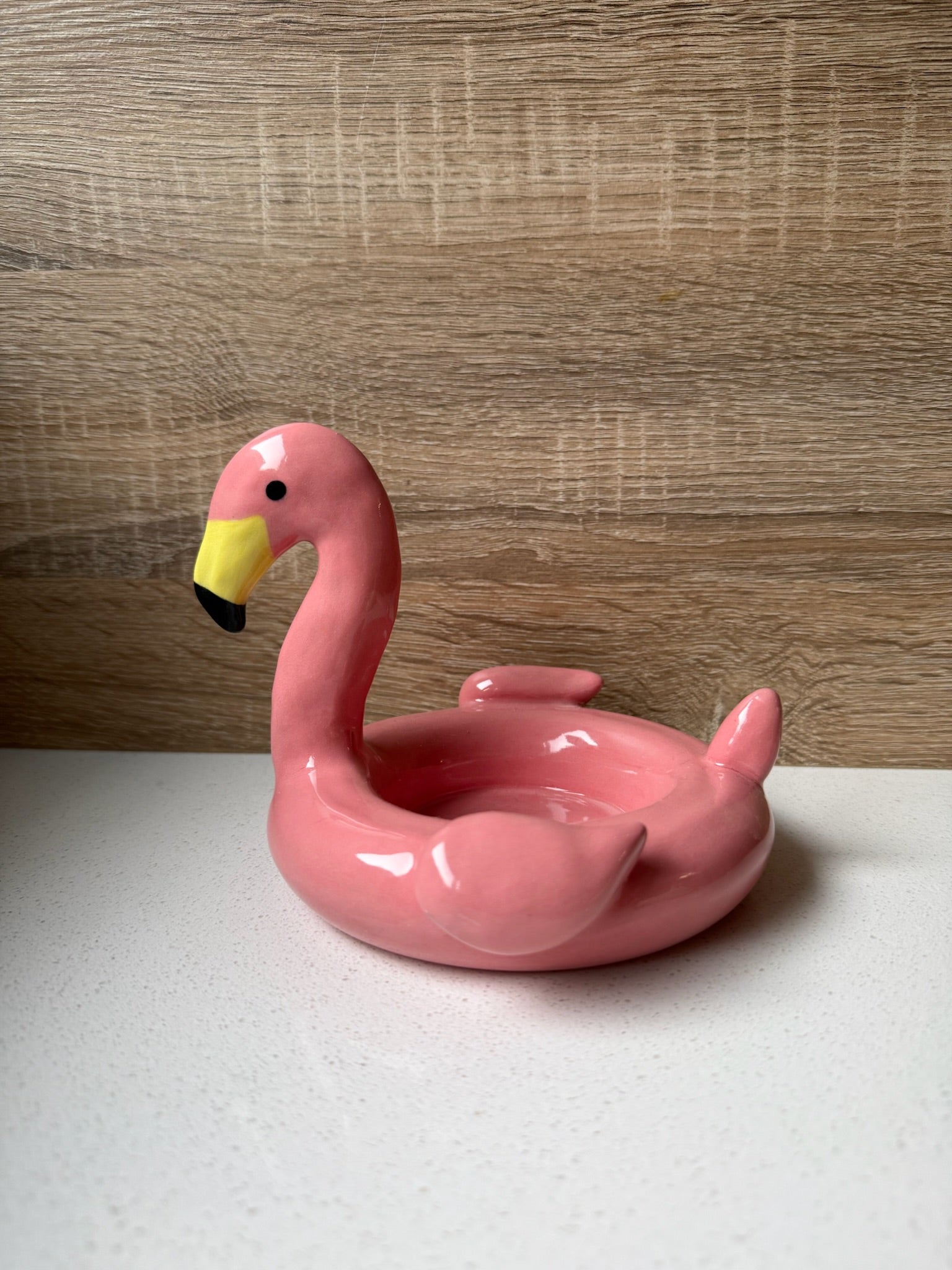 Pink Flamingo Trinket Dish