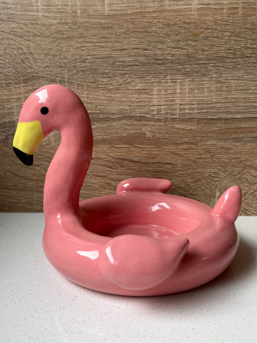 Pink Flamingo Trinket Dish