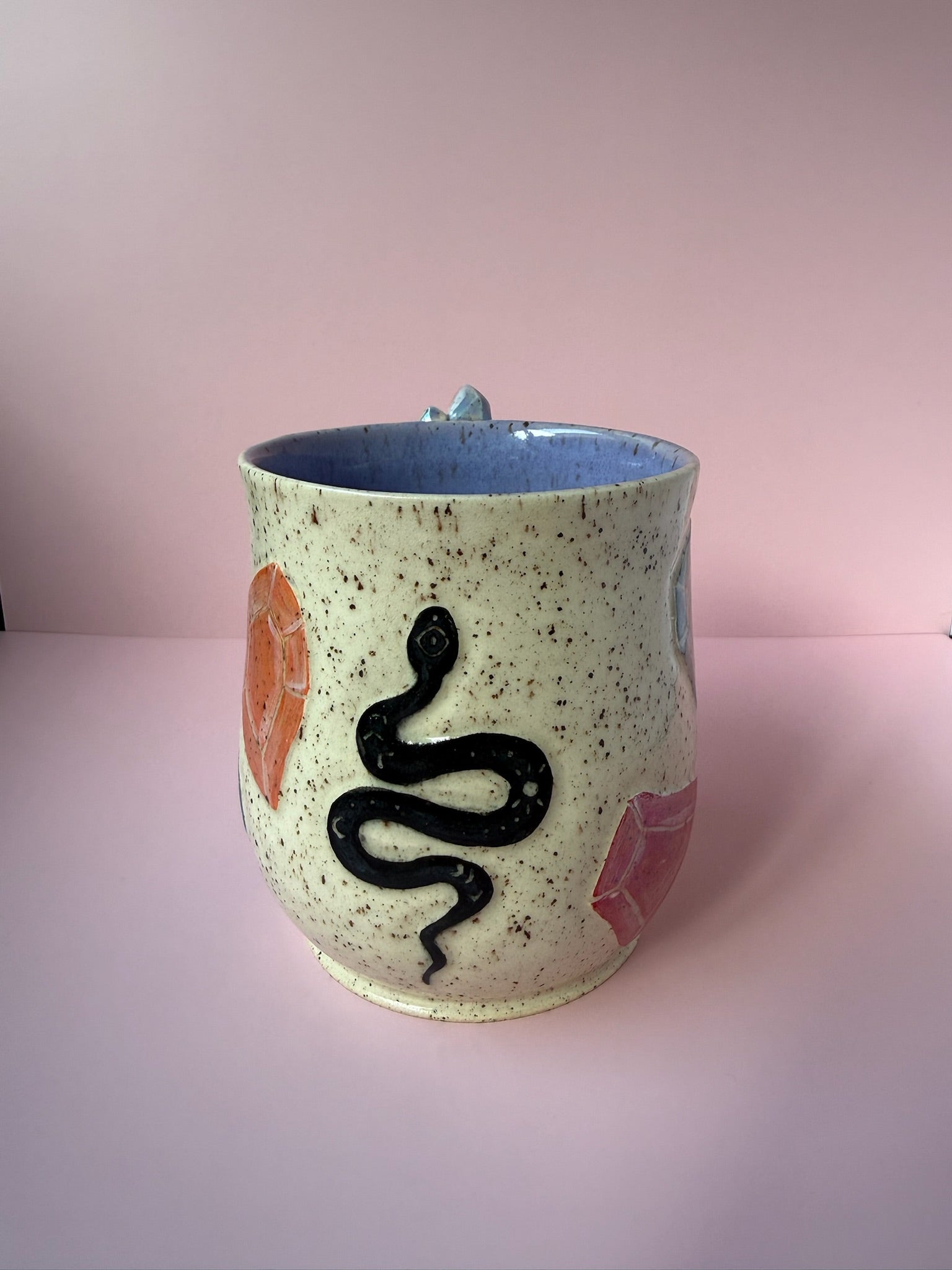 Crystal Snake Luster Mug