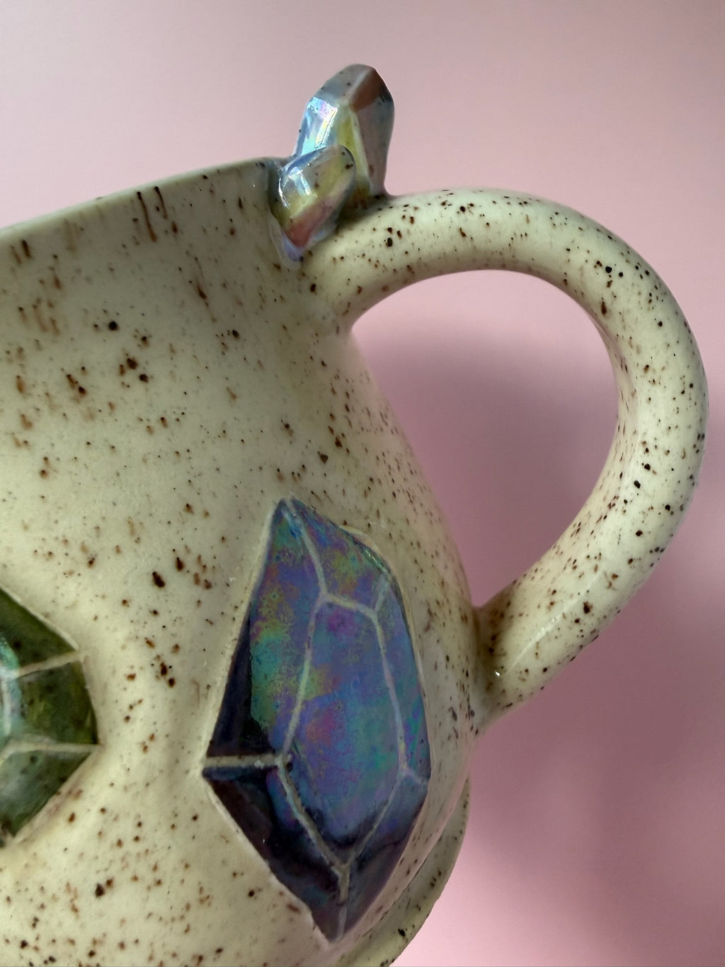 Crystal Snake Luster Mug