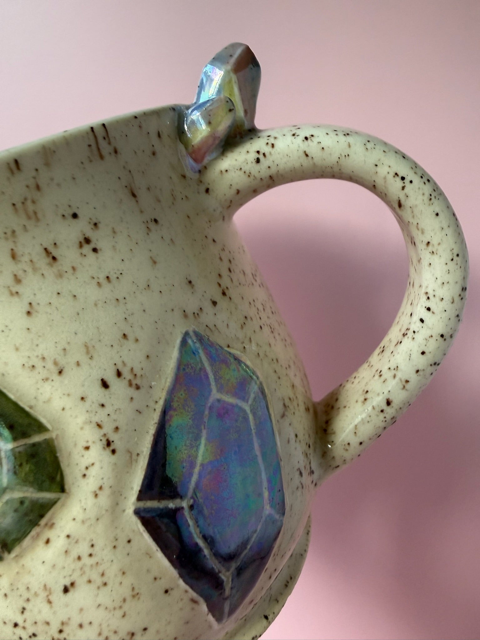 Crystal Snake Luster Mug