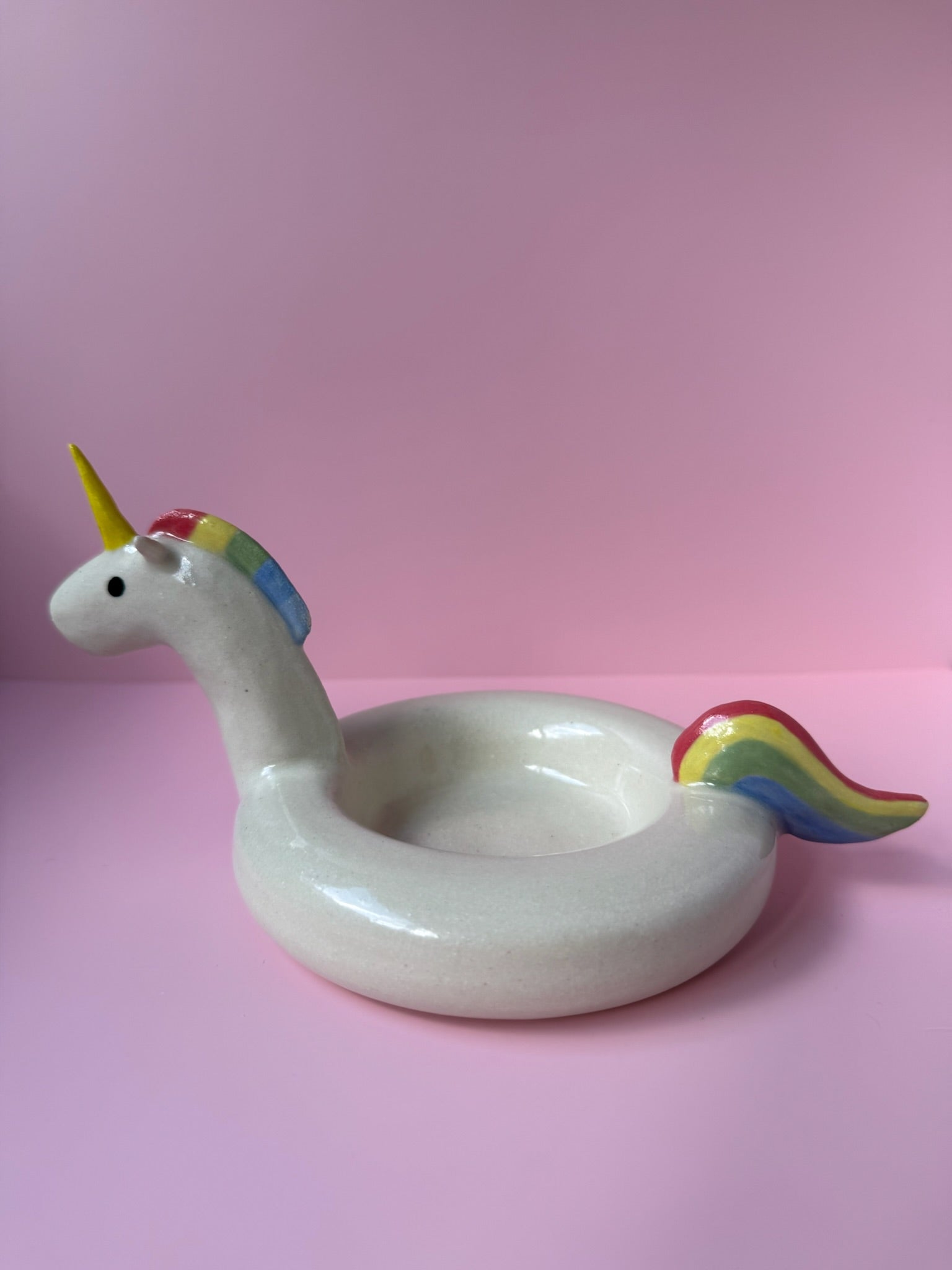 Rainbow Unicorn Trinket Dish